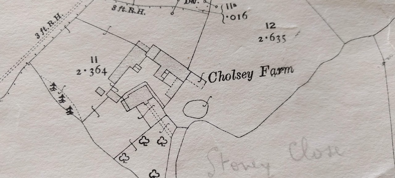 1921 Ordnance Survey of Cholsey Farm